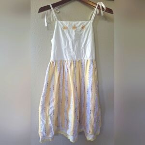 Truth Culture Boutique Embroidred You Are My Sunshine SunDress Girls 14